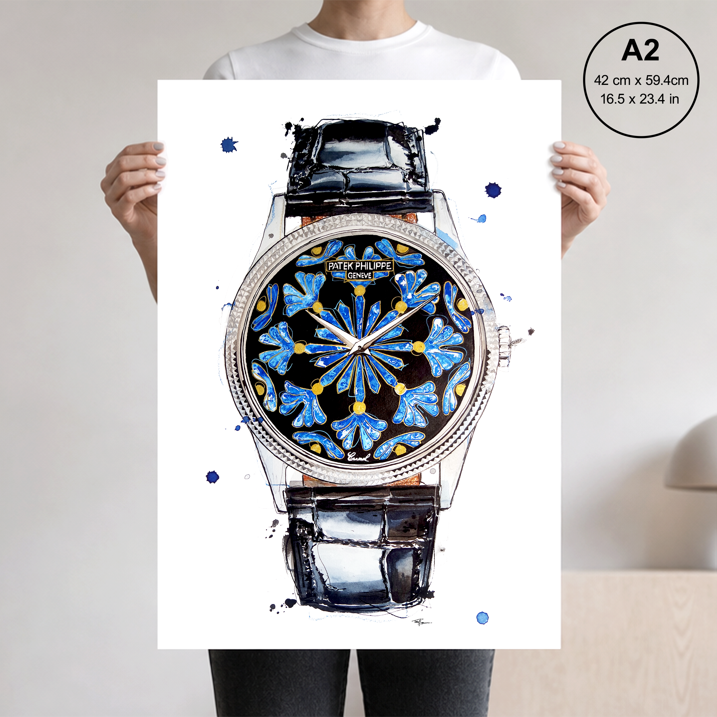 Patek Philippe Caltrava Handcraft 5117G Print