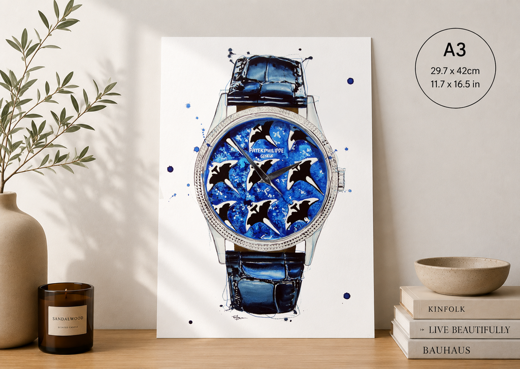 Patek Philippe Caltrava Handcraft Stingray Print