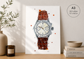 Patek Philippe Chronograph Vintage Print