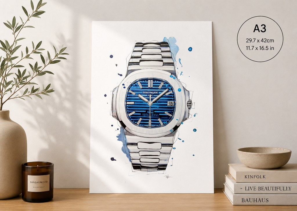 Patek Philippe Nautilus Anniversary Print