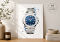 Patek Philippe Nautilus Anniversary Print