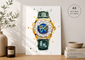 Patek Philippe World Time Print