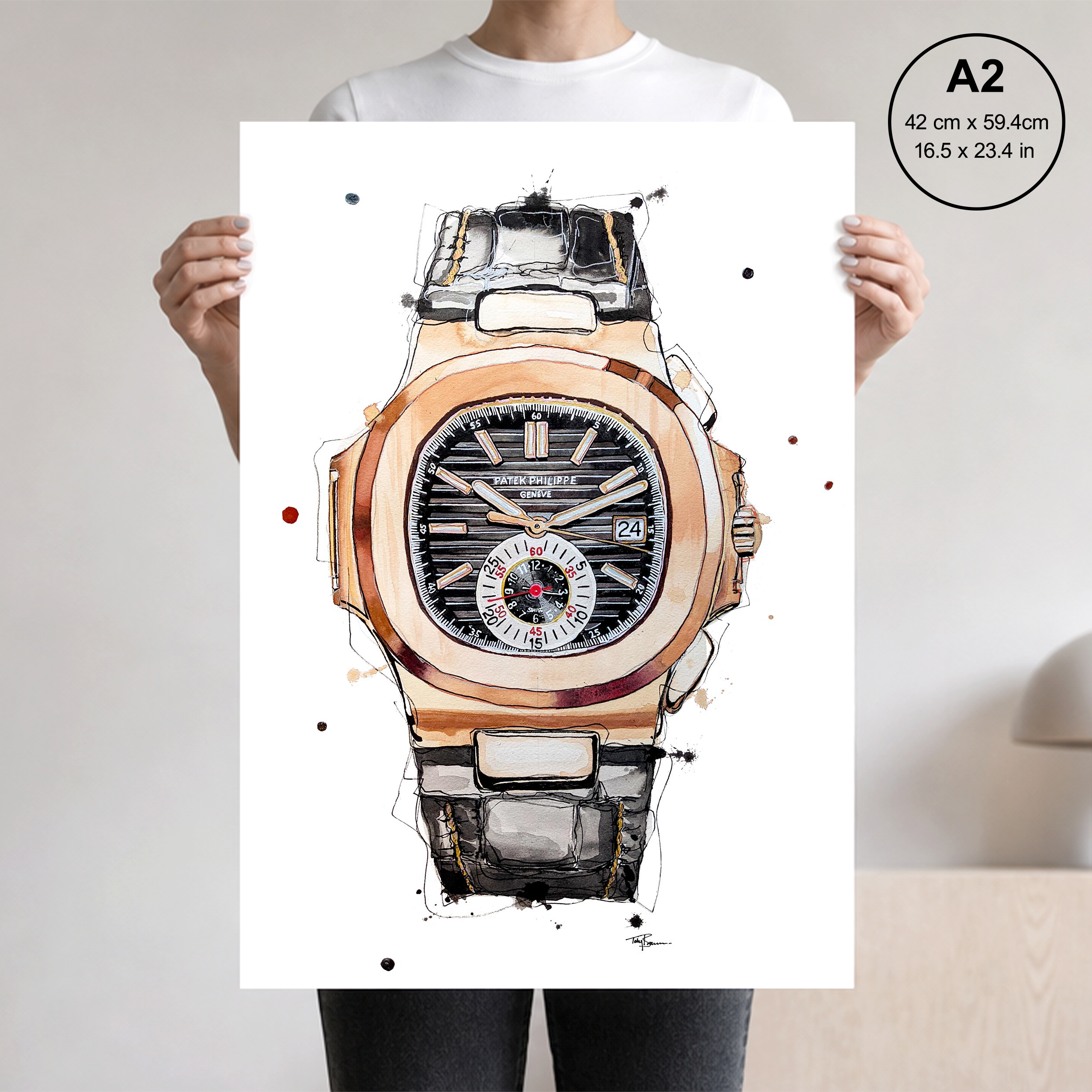 Patek Philippe Nautilus Rose 5980 Print