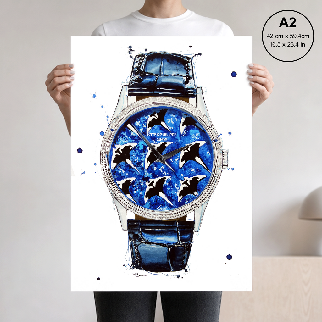 Patek Philippe Caltrava Handcraft Stingray Print