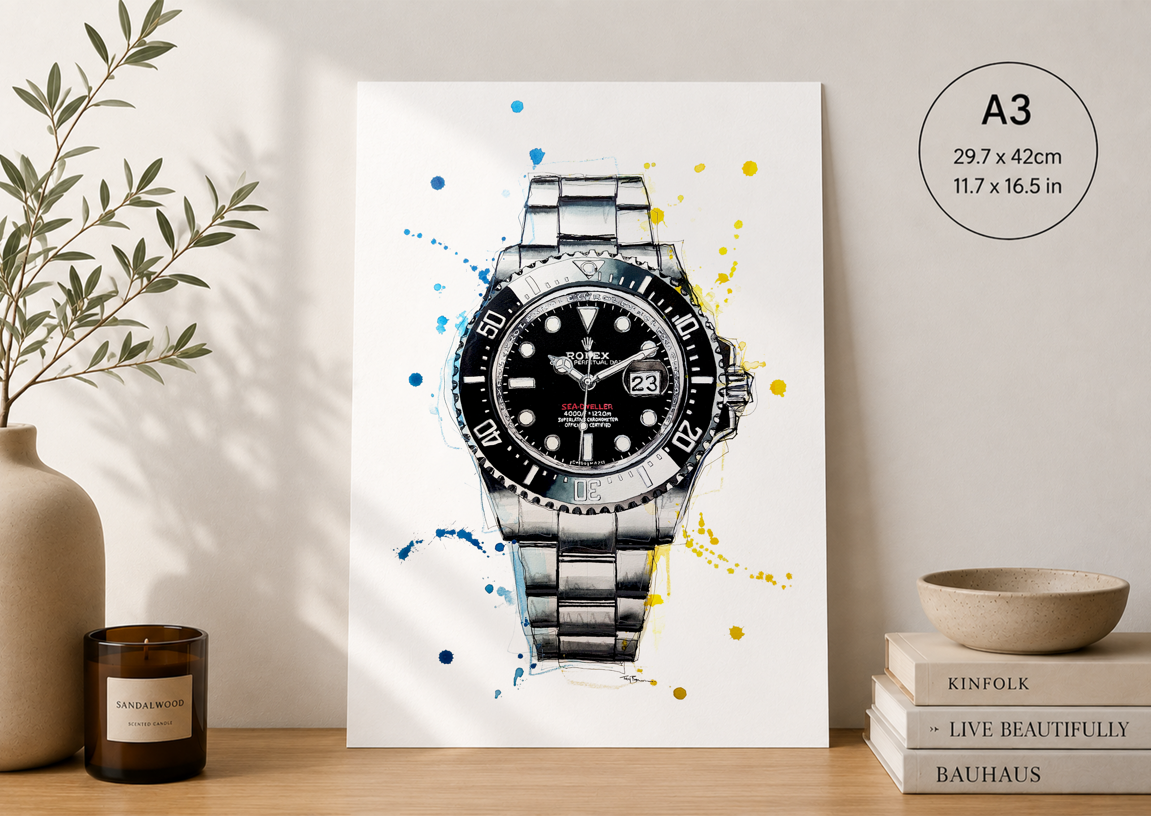 Rolex Sea Dweller Print