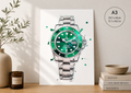 Rolex Hulk Submariner Print
