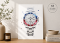 Rolex Meteorite GMT Mater II Print