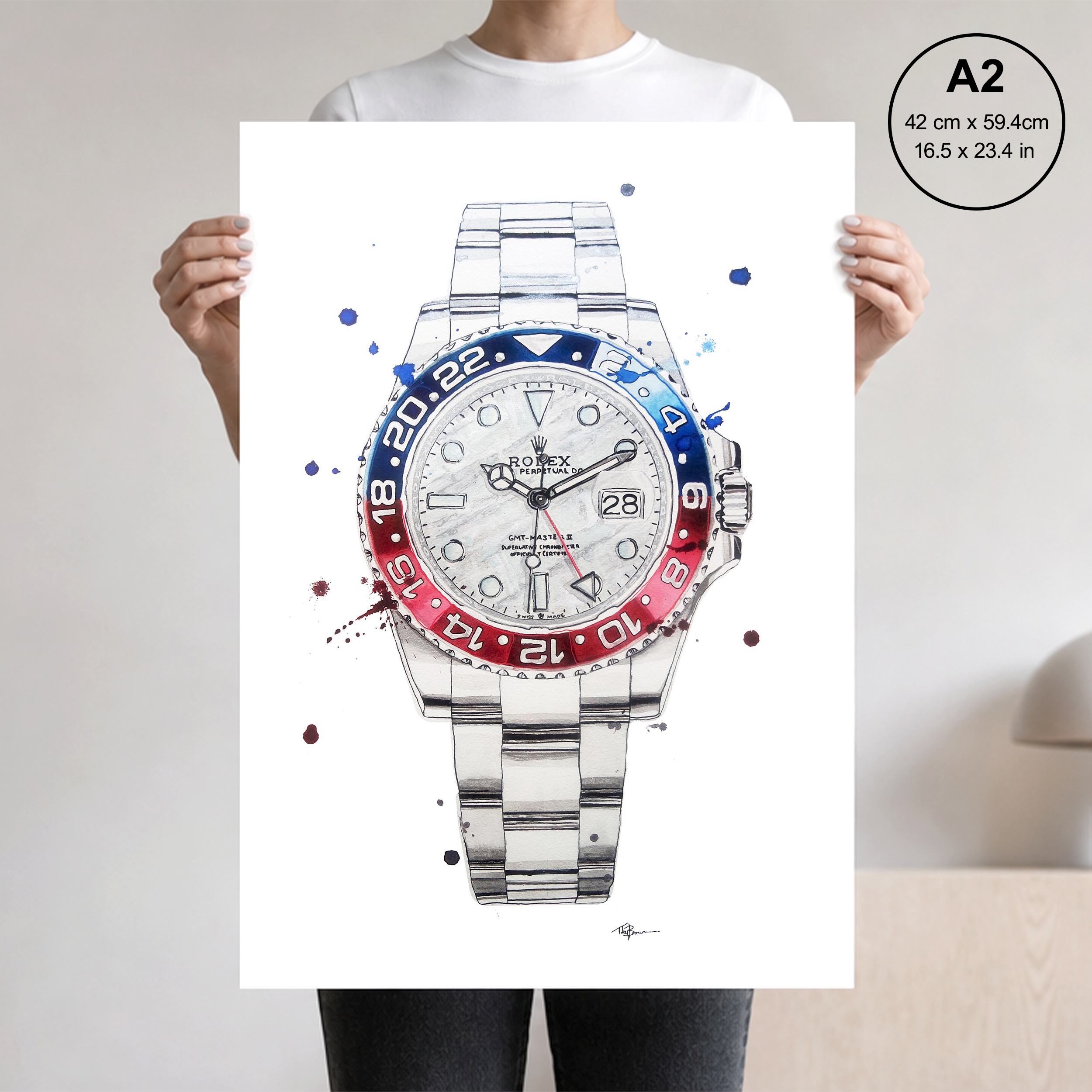Rolex Meteorite GMT Mater II Print