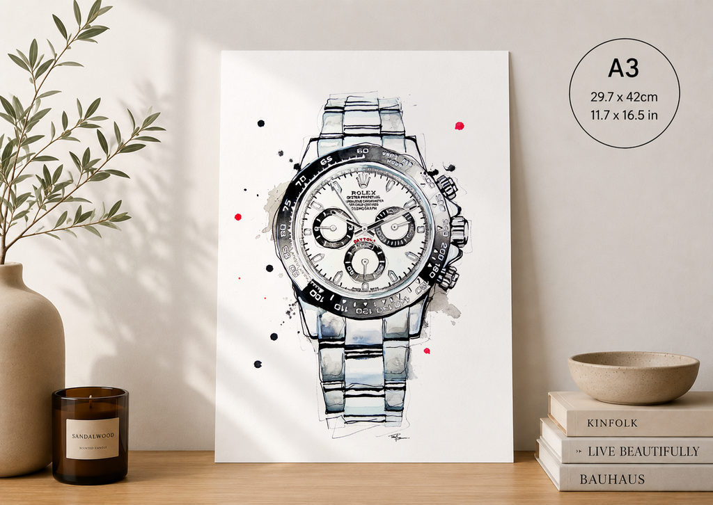 Rolex Panda Daytona Print