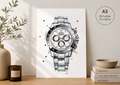 Rolex Panda Daytona Print