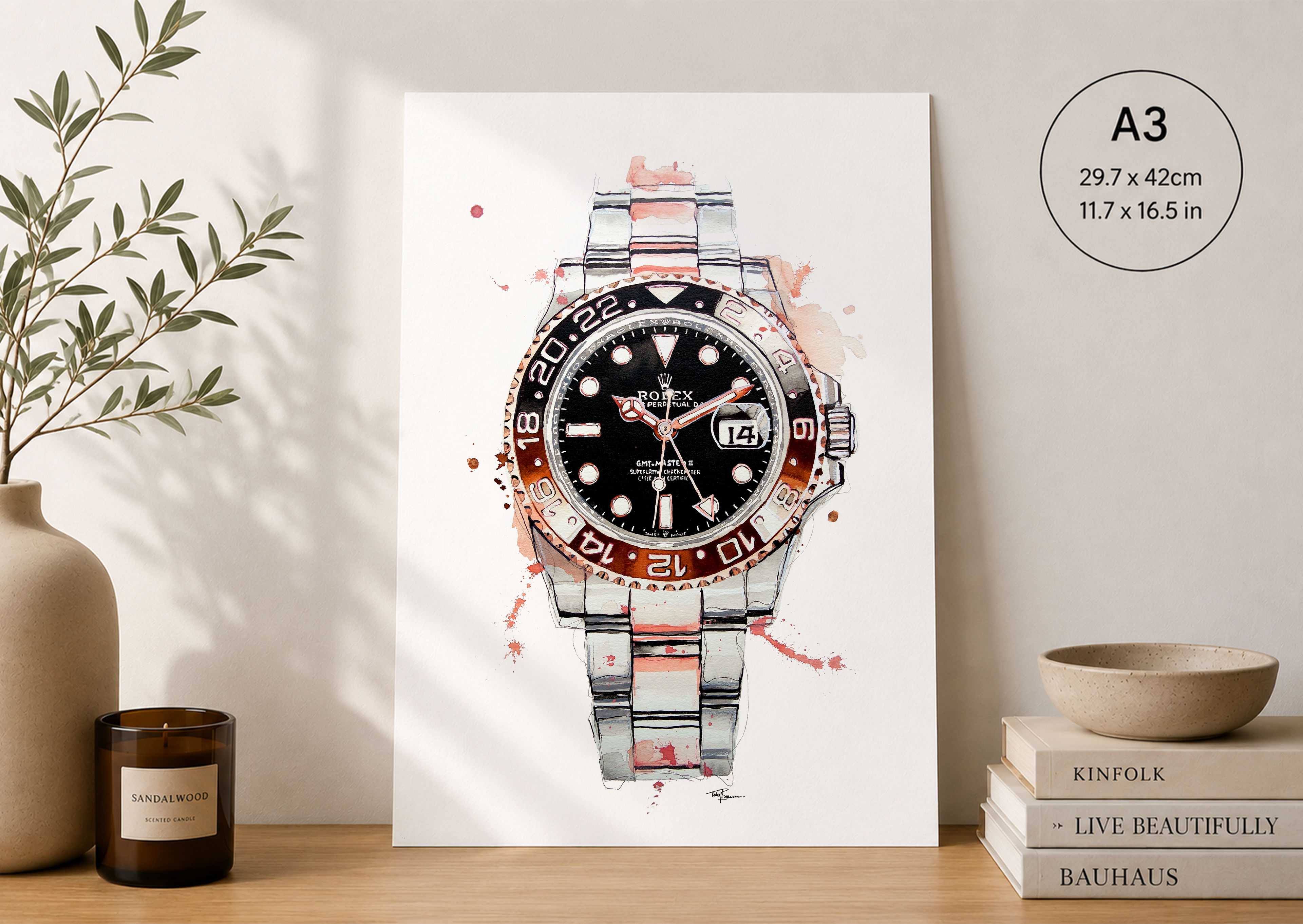 Rolex Root Beer GMT Mater II Print