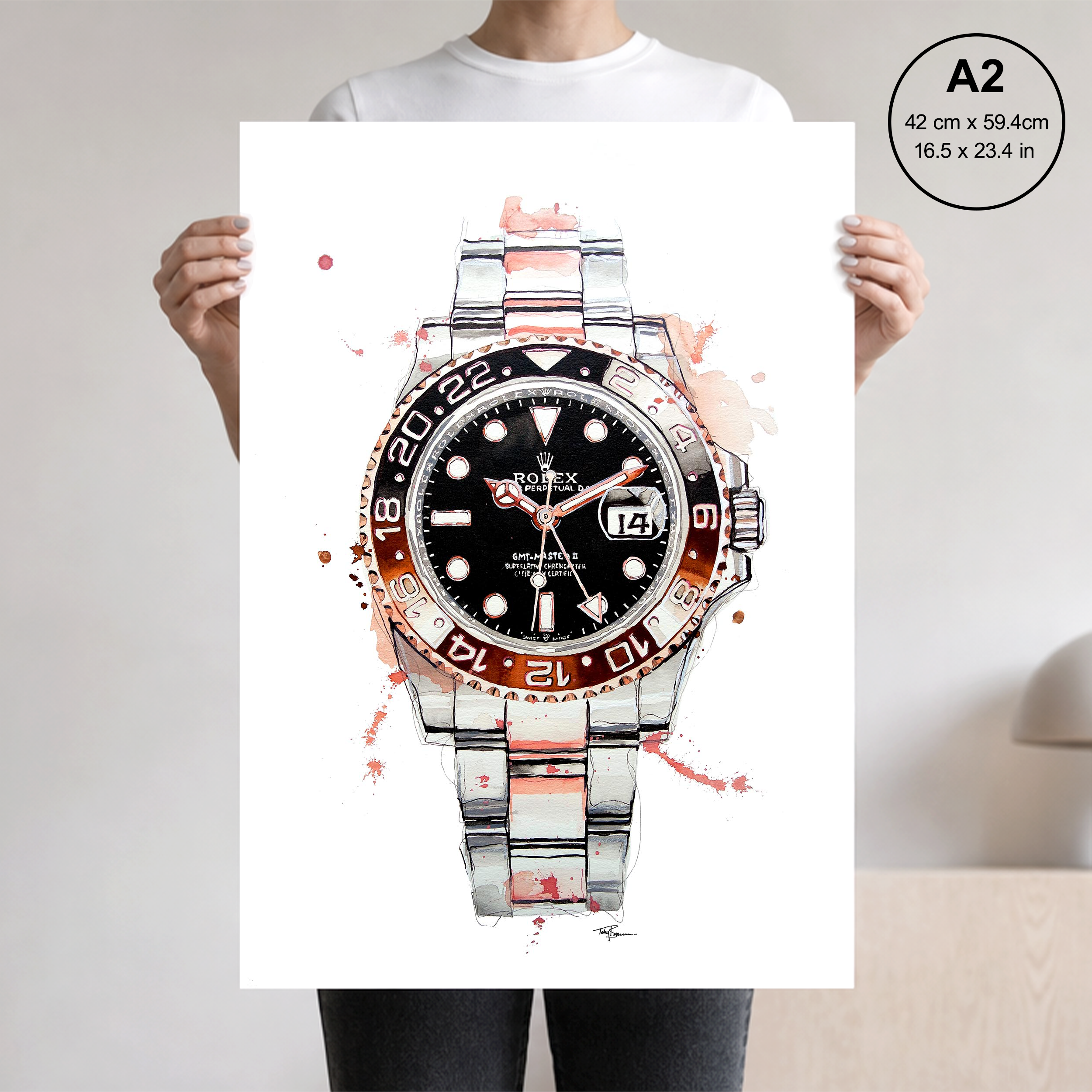 Rolex Root Beer GMT Mater II Print